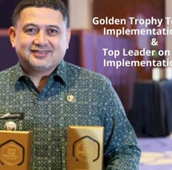 Makassar Raih Golden Trophy TOP Digital Awards 2025, Dinas Kearsipan Komitmen Kembangkan Sistem Berbasis Digital