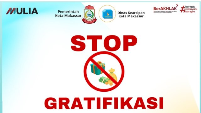 Dinas Kearsipan Makassar Tegaskan Komitmen Tolak Gratifikasi