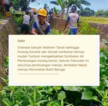 Wujud Komitmen Bebas Banjir , Dinas PU Makassar Lakukan Pengerukan Drainase di Jalan Manggala