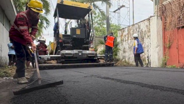 Dinas PU Makassar Lanjutkan Peningkatan Kualitas Infrastruktur Jalan