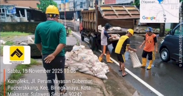 Muncul Genangan Air, Kadis PU Lakukan Normalisasi Drainase di Kompleks Yayasan Gubernur