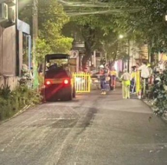 Jalan Permata Hijau Mulus Kembali Berkat Gerak Cepat Dinas PU Makassar
