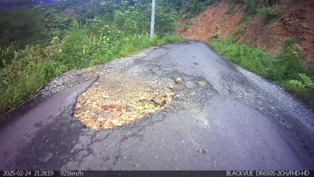 Keterangan Foto : Ruas Pantilang - Bonglo - Bts Palopo, kab Luwu yang akan dikerjakan