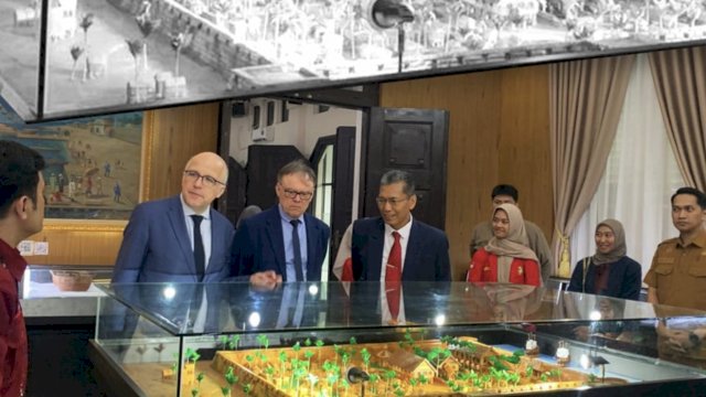 Diplomat Prancis Kunjungi Museum Kota Makassar, Disbud Perkuat Promosi Budaya