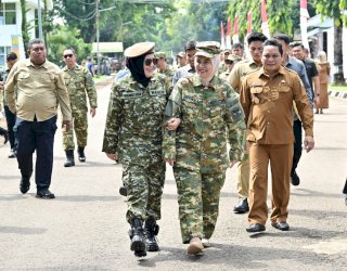 Pemkot Makassar Dukung Penguatan Bela Negara melalui Latsarmil Komcad ASN dan Kepala Desa