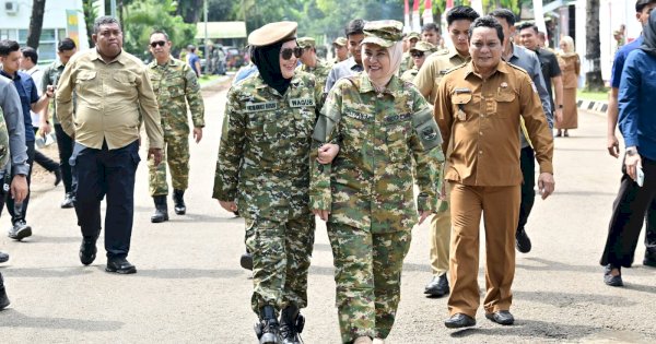 Pemkot Makassar Dukung Penguatan Bela Negara melalui Latsarmil Komcad ASN dan Kepala Desa