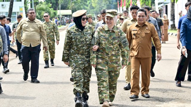 Pemkot Makassar Dukung Penguatan Bela Negara melalui Latsarmil Komcad ASN dan Kepala Desa