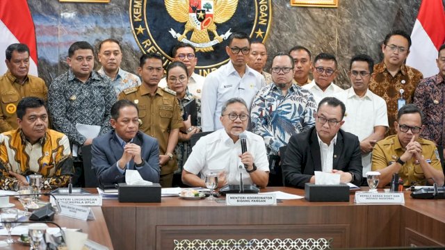 Wali Kota Makassar Hadiri Rakortas Percepatan PSEL Bersama Menko Pangan