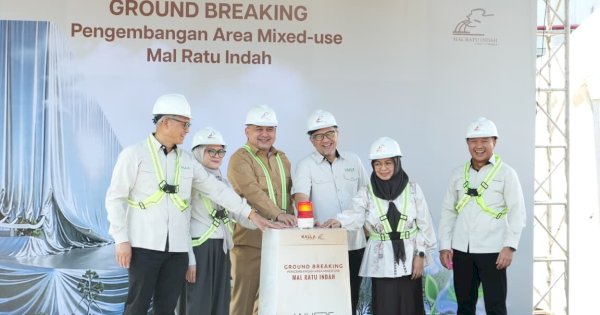 Groundbreaking Mixed-Use Mal Ratu Indah, Munafri: Dorong Pertumbuhan Ekonomi Makassar