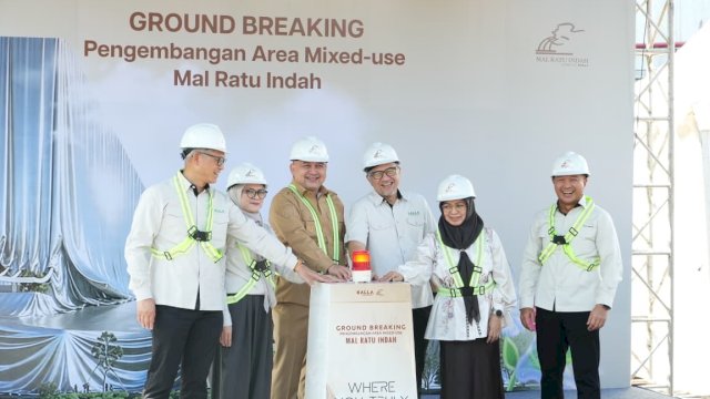 Groundbreaking Mixed-Use Mal Ratu Indah, Munafri: Dorong Pertumbuhan Ekonomi Makassar