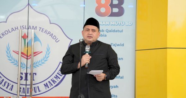 Resmikan SIT Raffasya, Munafri Tekankan Pendidikan Qur’ani dan Berkarakter Jawab Krisis Etika Anak