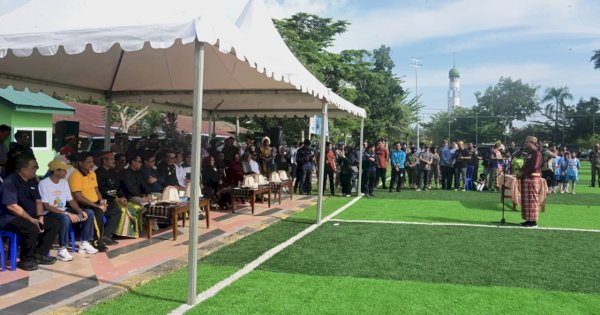 Resmikan Lapangan Gaspa, Gubernur Sulsel Dorong Semangat Olahraga Warga Palopo