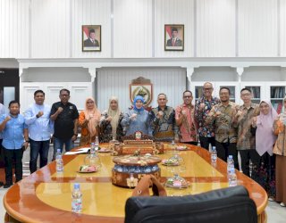 Audiensi IAI Sulsel, Wawali Makassar Dukung Workshop Penguatan Pengelolaan Keuangan