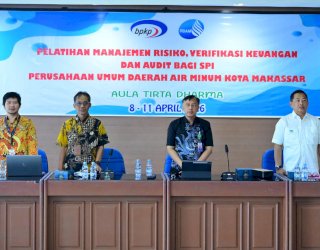 PDAM Makassar Perkuat Tata Kelola lewat Pelatihan Risiko dan Audit