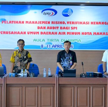 PDAM Makassar Perkuat Tata Kelola lewat Pelatihan Risiko dan Audit