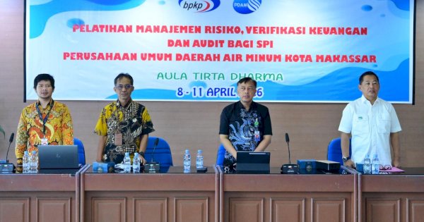PDAM Makassar Perkuat Tata Kelola lewat Pelatihan Risiko dan Audit