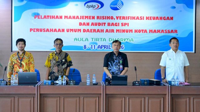 PDAM Makassar Perkuat Tata Kelola lewat Pelatihan Risiko dan Audit