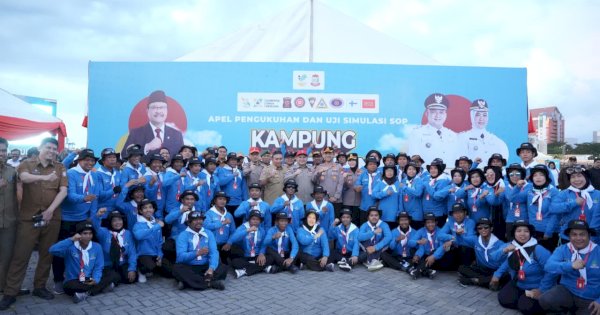 Usai Biringkanaya dan Manggala, Wali Kota Makassar Kukuhkan Tim Kampung Siaga Bencana Tamalanrea