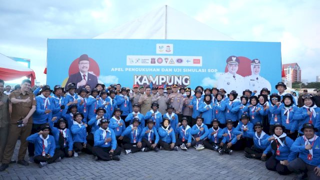 Usai Biringkanaya dan Manggala, Wali Kota Makassar Kukuhkan Tim Kampung Siaga Bencana Tamalanrea