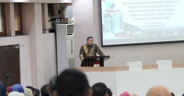 Pemkot Makassar Catat Realisasi Belanja 13% di Triwulan I APBD 2026