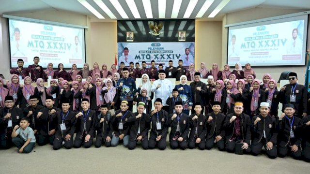 Lepas 105 Kafilah MTQ, Appi Targetkan Makassar Juara Umum