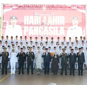 Hari Lahir Pancasila, Munafri-Aliyah Ajak Warga Makassar Hidupkan Nilai Kebangsaan