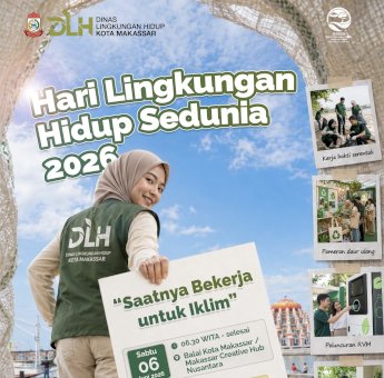 Hari Lingkungan Hidup Sedunia 2026, DLH Makassar Dorong Gerakan Kolektif Jaga Lingkungan