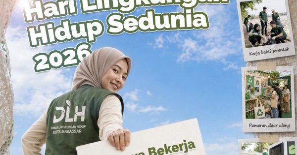 Hari Lingkungan Hidup Sedunia 2026, DLH Makassar Dorong Gerakan Kolektif Jaga Lingkungan