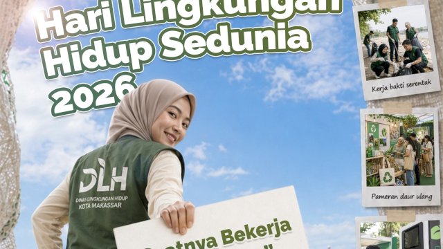 Hari Lingkungan Hidup Sedunia 2026, DLH Makassar Dorong Gerakan Kolektif Jaga Lingkungan