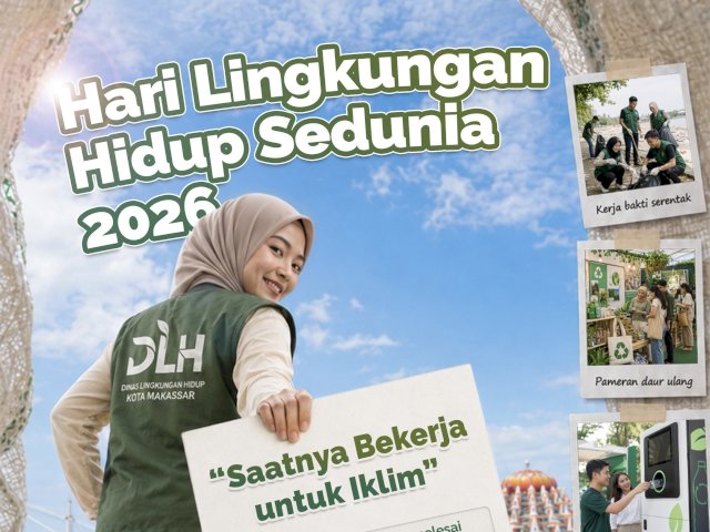 Hari Lingkungan Hidup Sedunia 2026, DLH Makassar Dorong Gerakan Kolektif Jaga Lingkungan