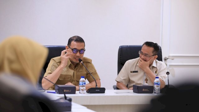 Sekda Zulkifly Pimpin Rakor, Makassar Siapkan Kelurahan Percontohan untuk Program Kampung Redam&nbsp;