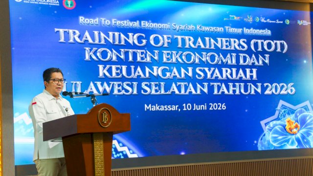 Kampanye Ekonomi dan Keuangan Syariah Diperkuat, BI Sulsel Gagas Training of Trainers