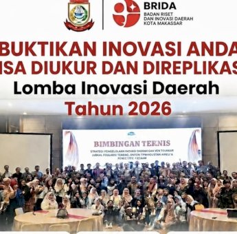 BRIDA Makassar Buka Lomba Inovasi Daerah 2026, Dorong ASN Hadirkan Inovasi yang Terukur dan Replikatif