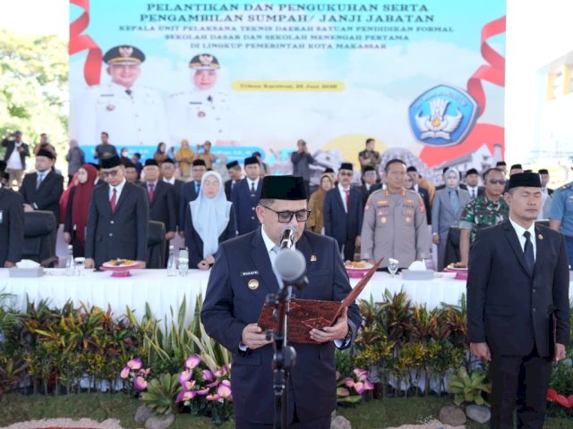 Lantik 369 Kepala Sekolah, Munafri Tegaskan SPMB Harus Bersih dan Bebas Titipan