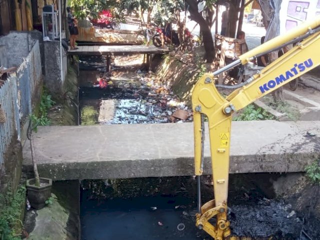 Dinas PU Makassar Kebut Normalisasi Drainase Pascapenertiban PKL di Mariso