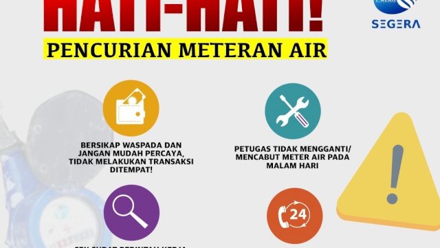 Marak Pencurian Meter Air, PDAM Makassar Imbau Pelanggan Tingkatkan Kewaspadaan