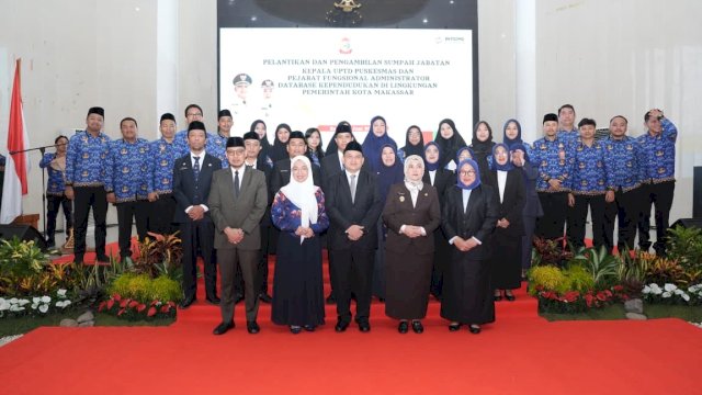 Munafri Lantik 47 Kepala Puskesmas Definitif, Perkuat Garda Terdepan Layanan Kesehatan