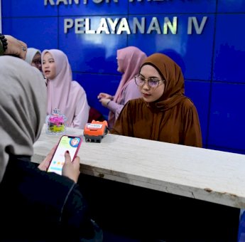 Tak Perlu Bawa Uang Tunai, Bayar Tagihan Air Kini Cukup Pindai QRIS di PDAM Makassar