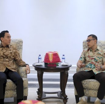 Sekda Zulkifly Terima Kunjungan Bupati OKI: Bahas Investasi hingga Infrastruktur