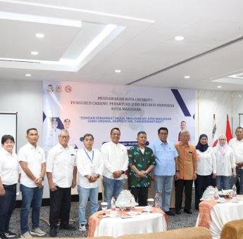 Haidil Adha Terpilih Aklamasi, Judo Makassar Pasang Target Juara Umum di Porprov