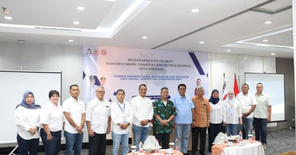 Haidil Adha Terpilih Aklamasi, Judo Makassar Pasang Target Juara Umum di Porprov
