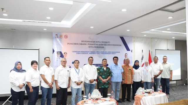 Haidil Adha Terpilih Aklamasi, Judo Makassar Pasang Target Juara Umum di Porprov