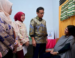 Aliyah Mustika Ilham Dampingi Menkes RI Tinjau Kompleks Kusta Jongaya, Perkuat Penanganan Kusta