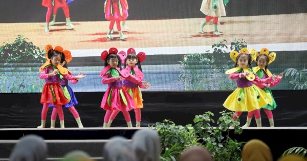 600 Anak Meriahkan Hari Anak Nasional 2026, Jadi Ruang Ekspresi dan Kreativitas Anak Makassar