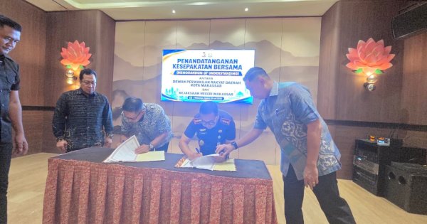 DPRD Makassar dan Kejari Perkuat Sinergi Lewat MoU Pendampingan Hukum