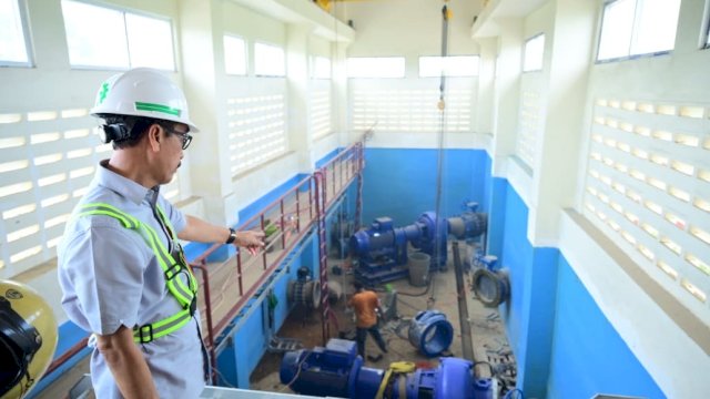 Andi Syahrum Tinjau Persiapan Pompa Air Baku Moncongloe, Perkuat Pasokan untuk Utara dan Timur Makassar