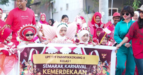 Semarak Karnaval Kemerdekaan, SD Pannyikkokang II Tanamkan Semangat Nasionalisme Sejak Dini