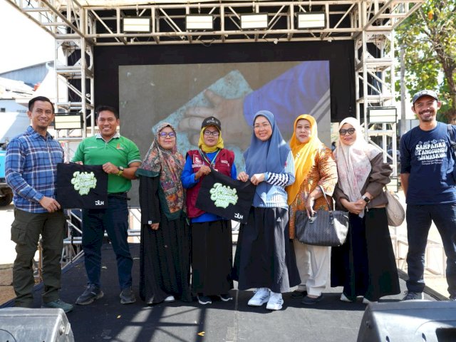 Jelajah Sampah Tiba di Biringkanaya, Melinda Aksa: Perubahan Pengelolaan Sampah Harus Dimulai dari Rumah