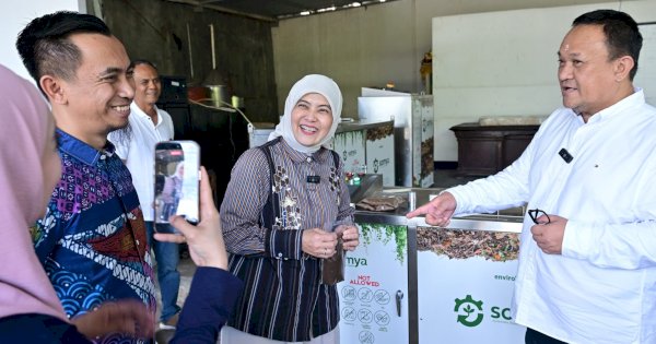Aliyah Mustika Ilham Tinjau Pengelolaan Sampah Modern, Perkuat Komitmen Makassar Jadi Kota Bersih