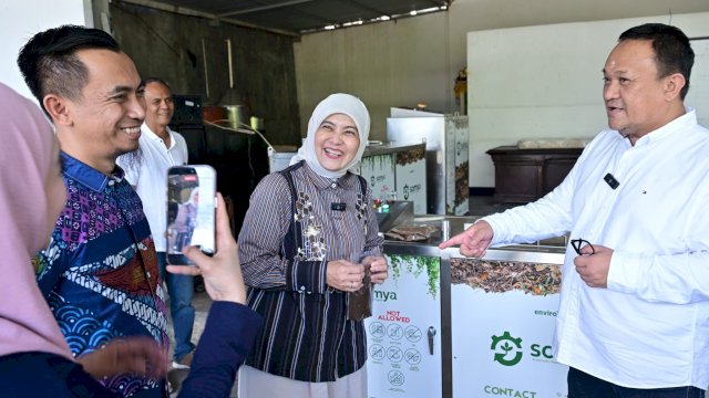 Aliyah Mustika Ilham Tinjau Pengelolaan Sampah Modern, Perkuat Komitmen Makassar Jadi Kota Bersih